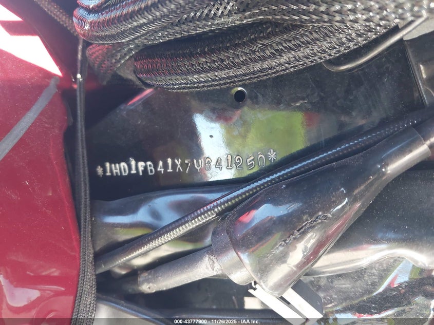 2007 Harley-Davidson Flhr VIN: 1HD1FB41X7Y641250 Lot: 43777900