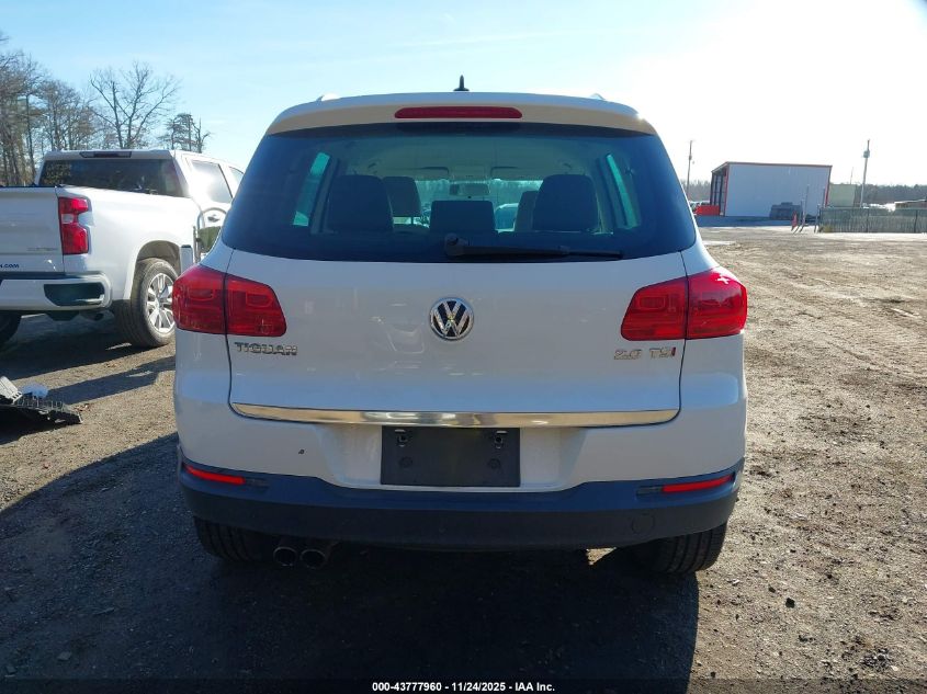 2014 Volkswagen Tiguan Se VIN: WVGAV3AX1EW043538 Lot: 43777960