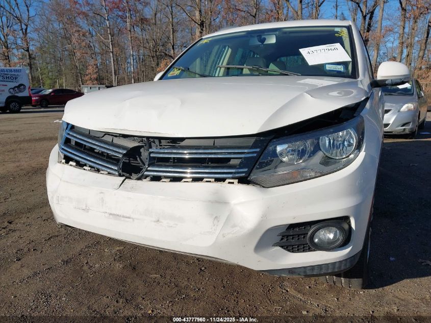 2014 Volkswagen Tiguan Se VIN: WVGAV3AX1EW043538 Lot: 43777960