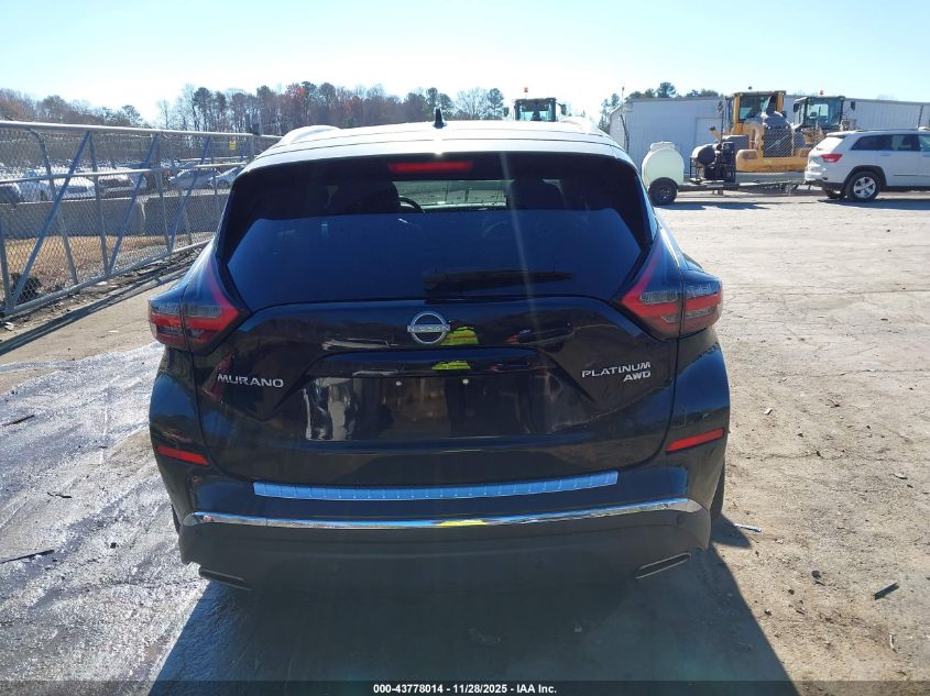 2023 Nissan Murano Platinum Intelligent Awd VIN: 5N1AZ2DS9PC137928 Lot: 43778014