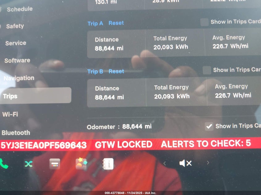 2023 Tesla Model 3 Rear-Wheel Drive VIN: 5YJ3E1EA0PF569643 Lot: 43778048