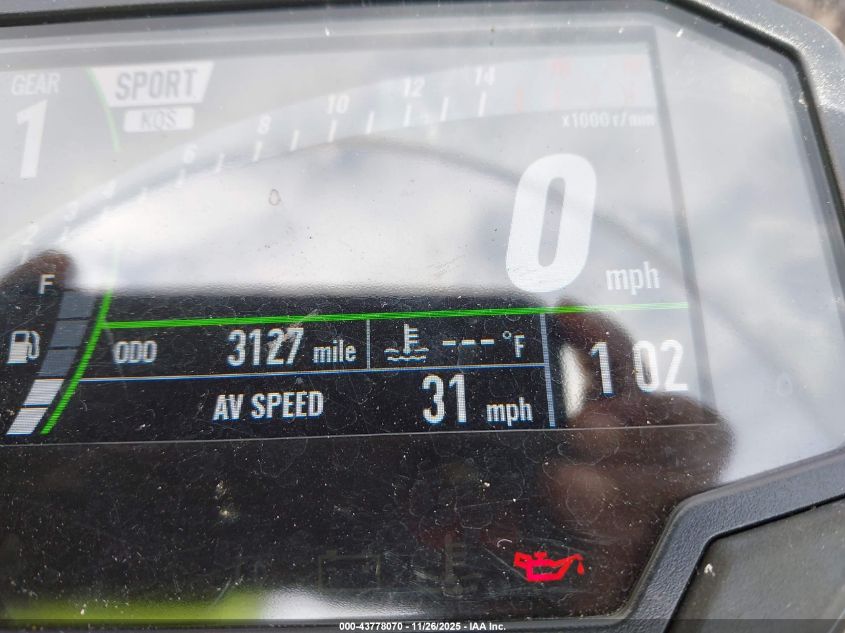 2025 Kawasaki Zx636 K VIN: JKBZXJK11SA011476 Lot: 43778070