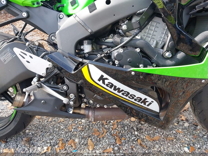 2025 Kawasaki Zx636 K VIN: JKBZXJK11SA011476 Lot: 43778070
