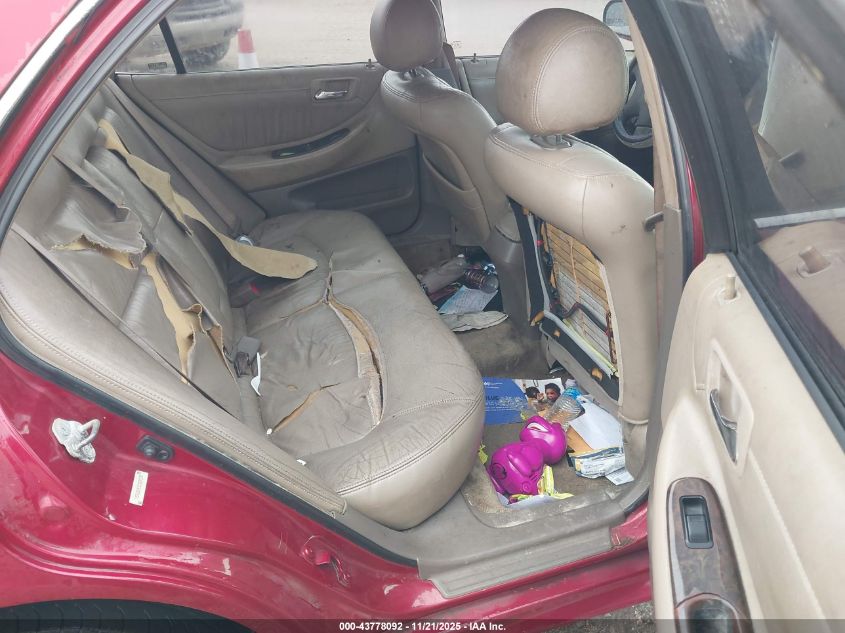 2002 Honda Accord 3.0 Ex VIN: 1HGCG16532A034238 Lot: 43778092