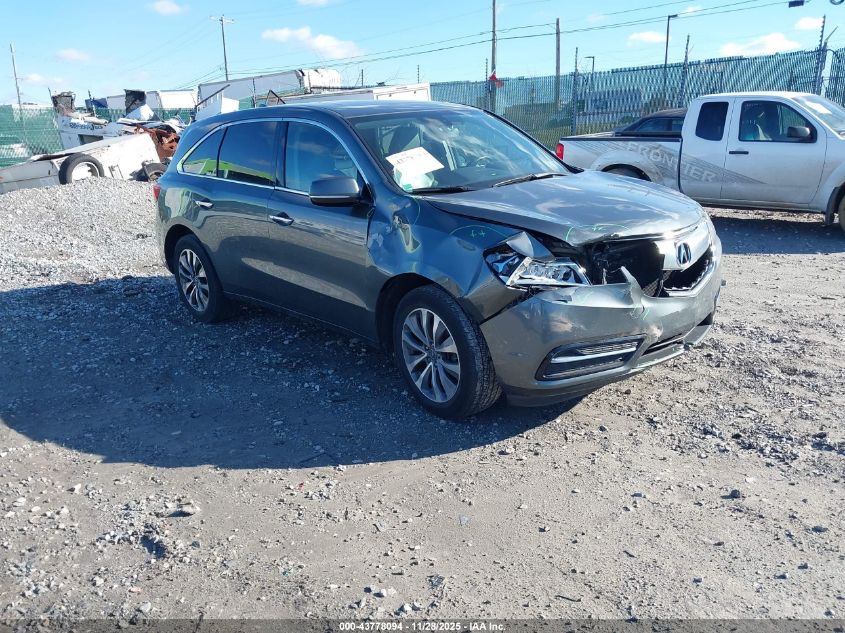 ACURA MDX TECHNOLOGY PACKAGE