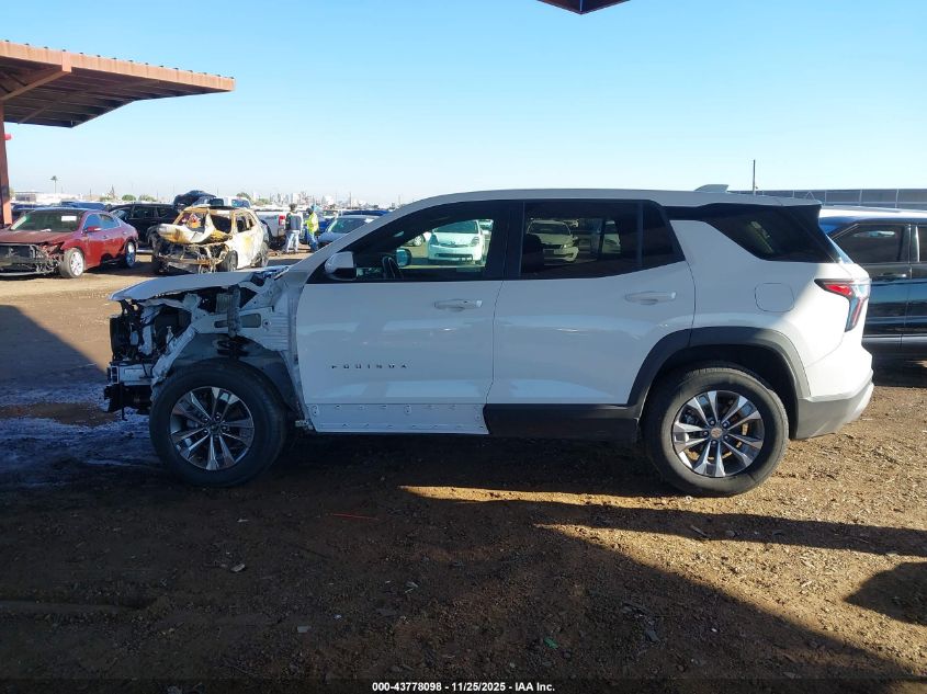 2025 Chevrolet Equinox Fwd Lt VIN: 3GNAXHEG0SL297496 Lot: 43778098