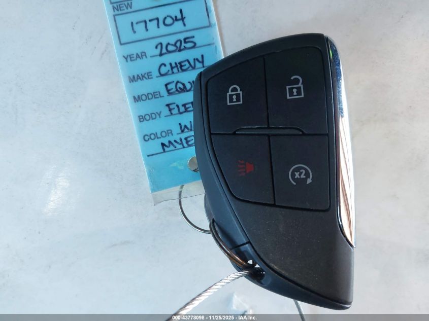 2025 Chevrolet Equinox Fwd Lt VIN: 3GNAXHEG0SL297496 Lot: 43778098