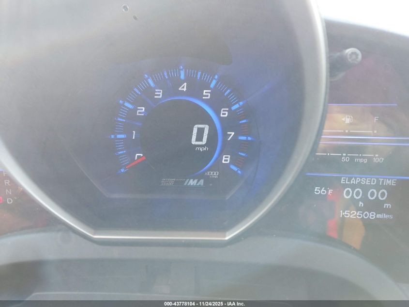 2011 Honda Cr-Z Ex VIN: JHMZF1D61BS002761 Lot: 43778104