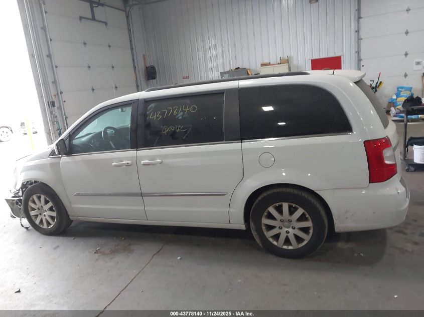 2016 Chrysler Town & Country Touring VIN: 2C4RC1BG3GR140977 Lot: 43778140