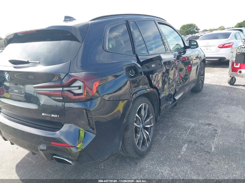 2022 BMW X3 Sdrive30I VIN: 5UX43DP07N9K72004 Lot: 43778148