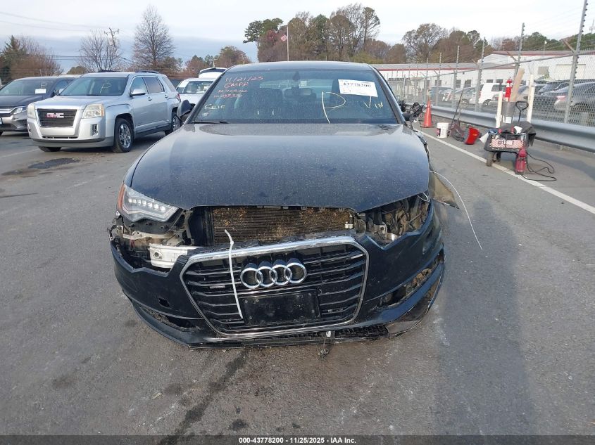2014 Audi A6 3.0 Tdi Premium Plus VIN: WAUHMAFCXEN037370 Lot: 43778200