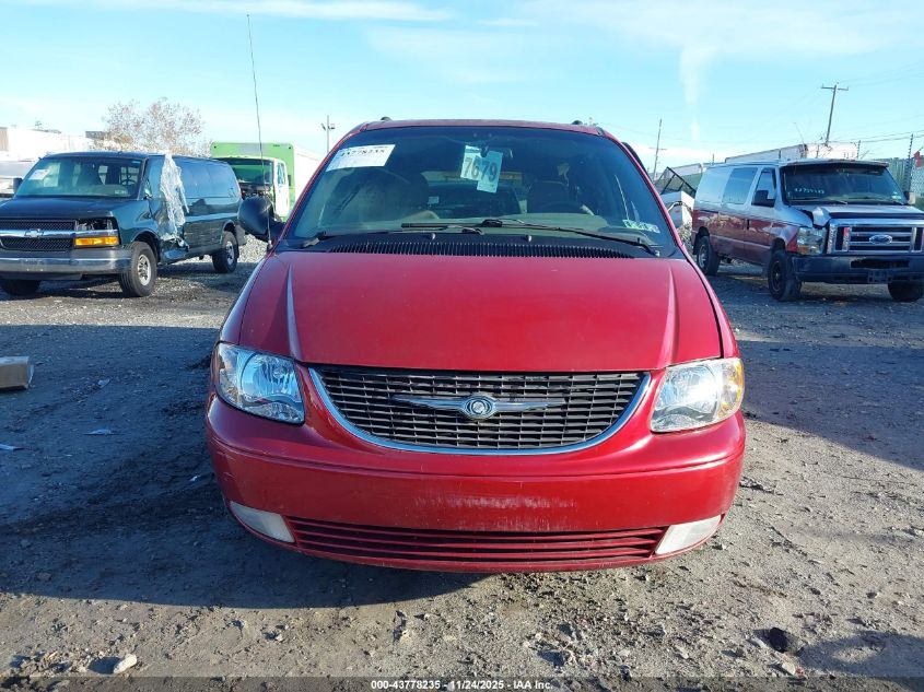 2001 Chrysler Town & Country Lxi VIN: 2C4GP54L51R163696 Lot: 43778235
