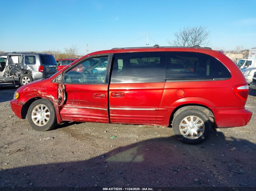 2001 Chrysler Town & Country Lxi VIN: 2C4GP54L51R163696 Lot: 43778235