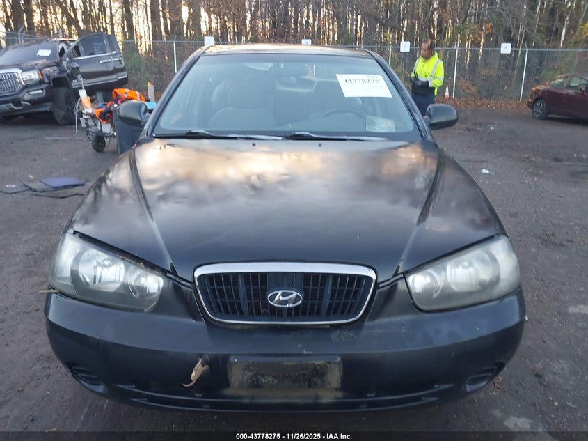 2002 Hyundai Elantra Gls VIN: KMHDN45D22U467627 Lot: 43778275