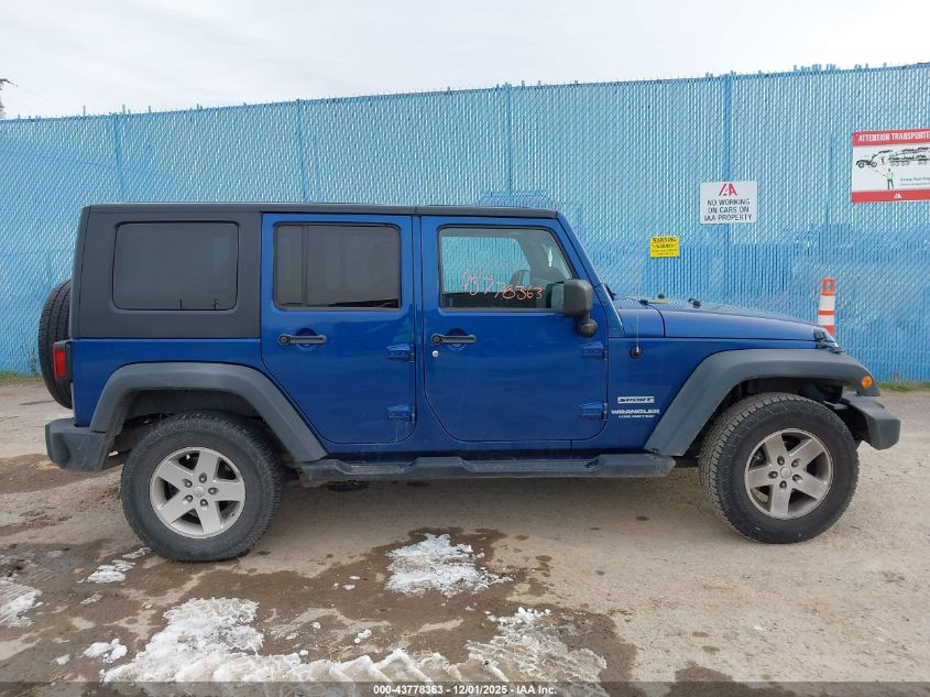 2010 Jeep Wrangler Unlimited Sport VIN: 1J4BA3H13AL127825 Lot: 43778363