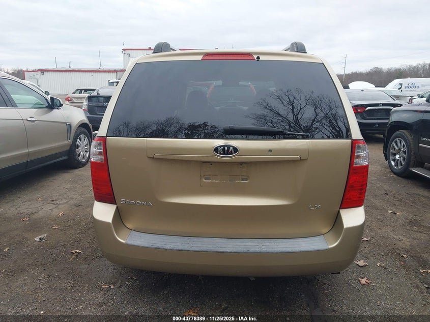 2008 Kia Sedona Lx VIN: KNDMB233086222222 Lot: 43778389