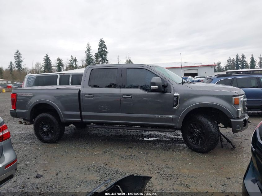 2022 Ford Super Duty F-350 Srw Lariat VIN: 1FT8W3BT7NEE85001 Lot: 43778409