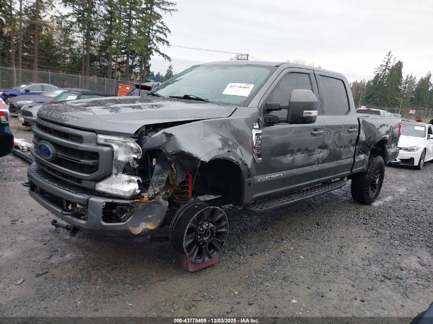 2022 Ford Super Duty F-350 Srw Lariat VIN: 1FT8W3BT7NEE85001 Lot: 43778409
