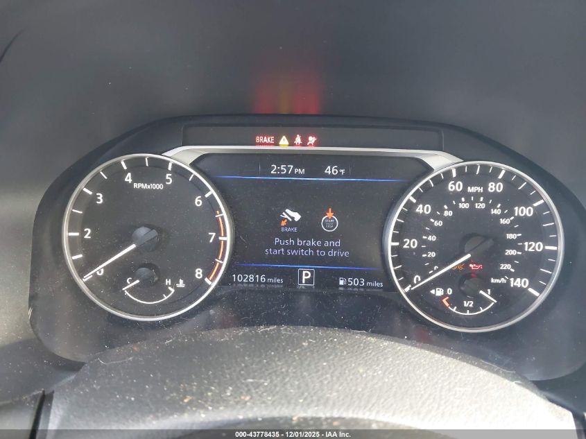 2020 Nissan Altima S Fwd VIN: 1N4BL4BVXLC255814 Lot: 43778435