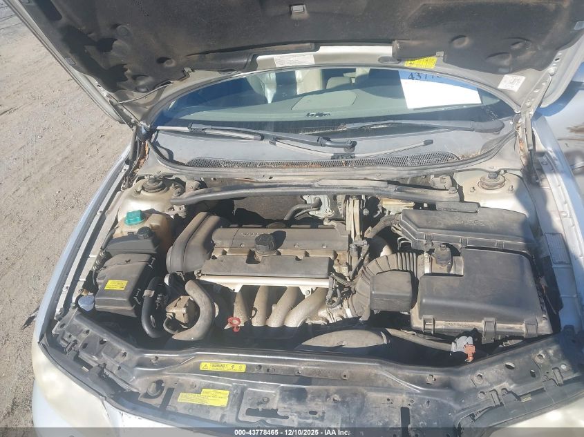 2005 Volvo S60 2.4 VIN: YV1RS612X52457487 Lot: 43778465