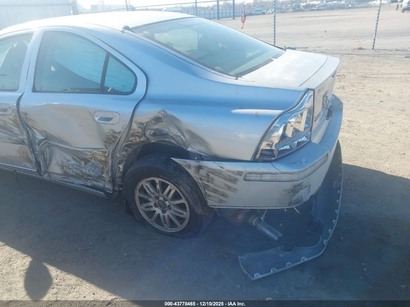 2005 Volvo S60 2.4 VIN: YV1RS612X52457487 Lot: 43778465