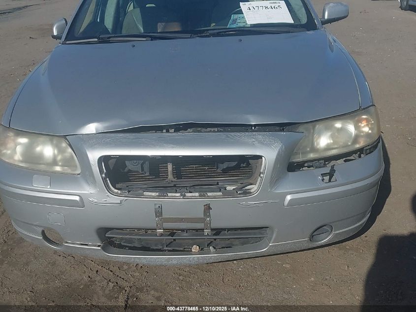 2005 Volvo S60 2.4 VIN: YV1RS612X52457487 Lot: 43778465