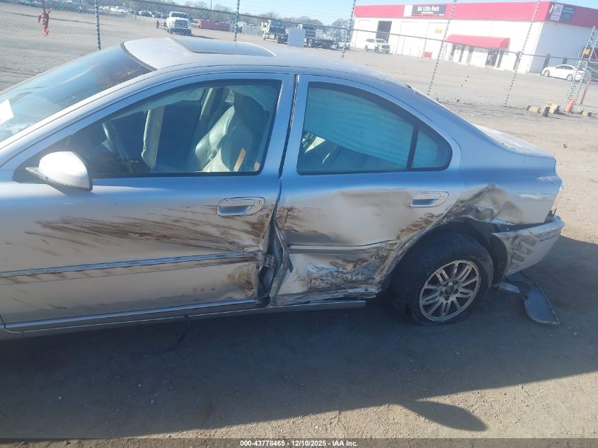 2005 Volvo S60 2.4 VIN: YV1RS612X52457487 Lot: 43778465