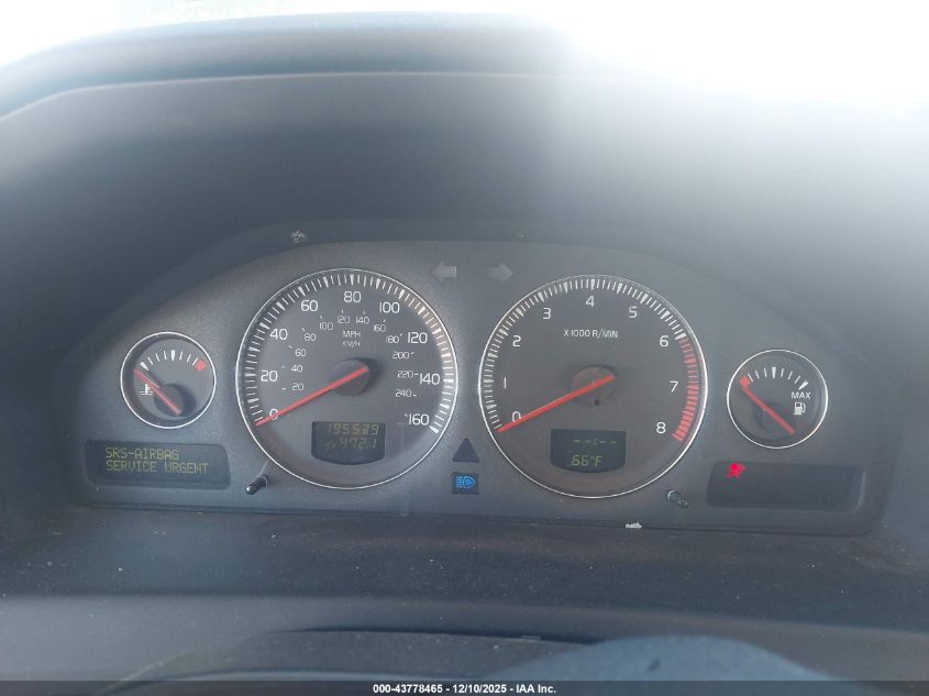 2005 Volvo S60 2.4 VIN: YV1RS612X52457487 Lot: 43778465