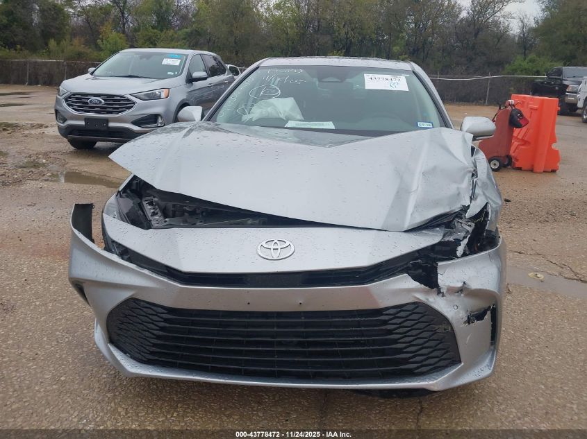 2025 Toyota Camry Le VIN: 4T1DAACK4SU026450 Lot: 43778472