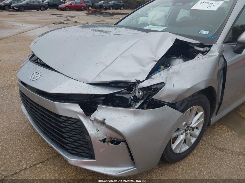 2025 Toyota Camry Le VIN: 4T1DAACK4SU026450 Lot: 43778472