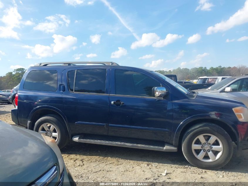 2008 Nissan Armada Se VIN: 5N1BA08D88N604404 Lot: 43778491