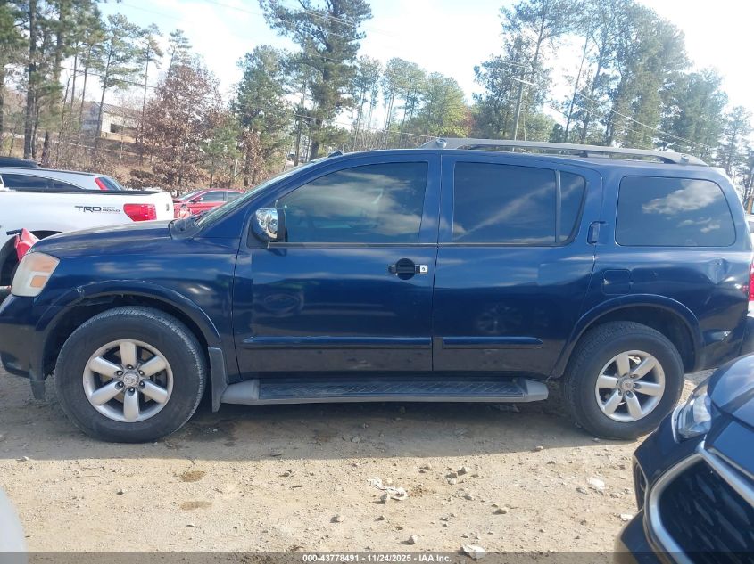 2008 Nissan Armada Se VIN: 5N1BA08D88N604404 Lot: 43778491