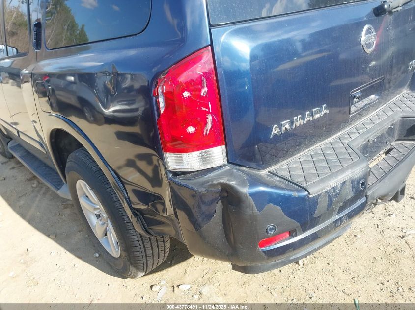 2008 Nissan Armada Se VIN: 5N1BA08D88N604404 Lot: 43778491