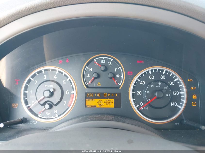 2008 Nissan Armada Se VIN: 5N1BA08D88N604404 Lot: 43778491