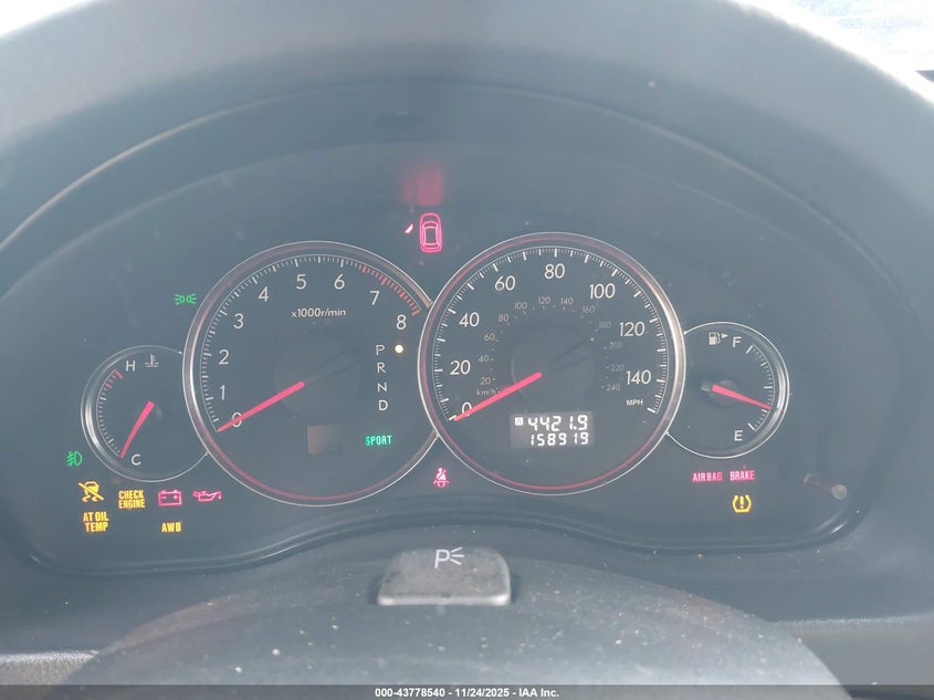 2008 Subaru Legacy 2.5I Limited VIN: 4S3BL626687209413 Lot: 43778540