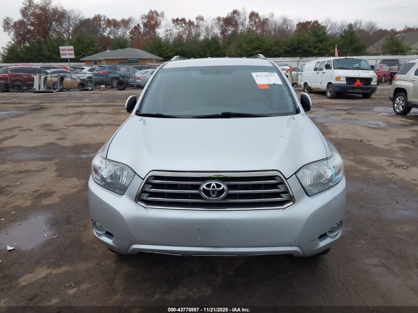 2008 Toyota Highlander Sport VIN: JTEES43A782042091 Lot: 43778557
