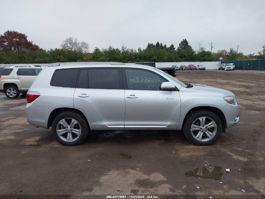 2008 Toyota Highlander Sport VIN: JTEES43A782042091 Lot: 43778557