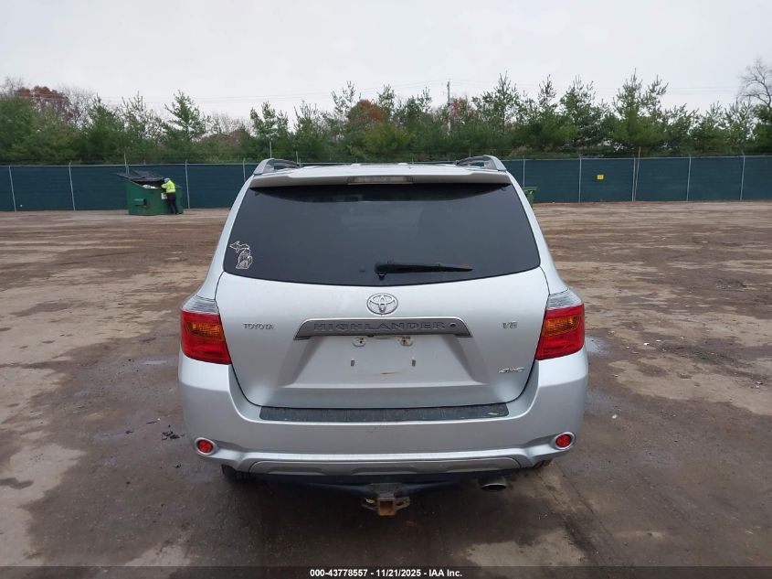 2008 Toyota Highlander Sport VIN: JTEES43A782042091 Lot: 43778557