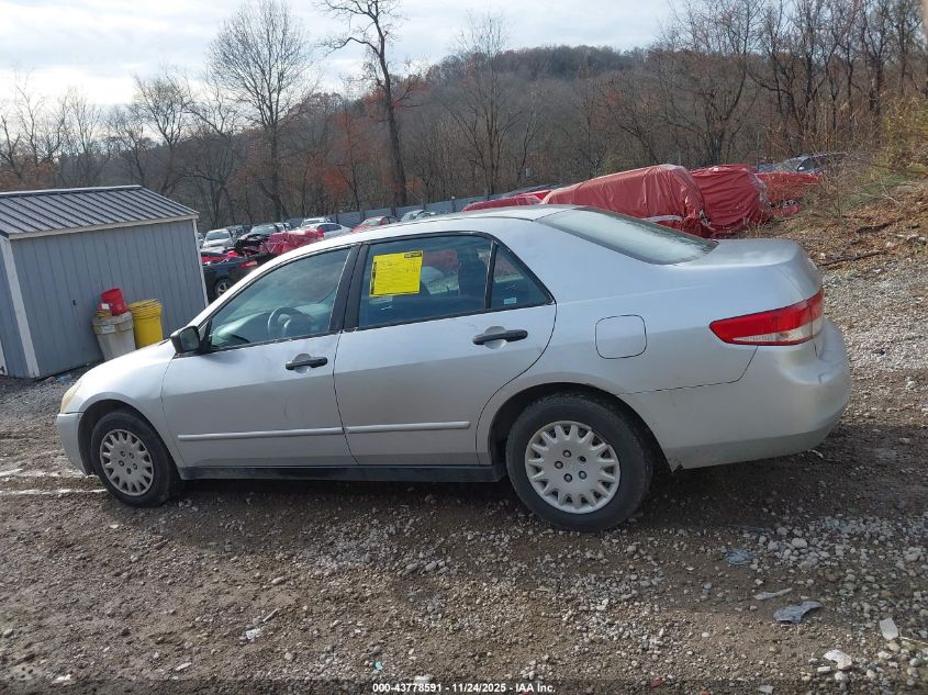 2004 Honda Accord 2.4 Dx VIN: 1HGCM55154A041886 Lot: 43778591