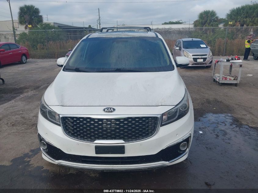 2016 Kia Sedona Sx Luxury VIN: KNDME5C1XG6185623 Lot: 43778602