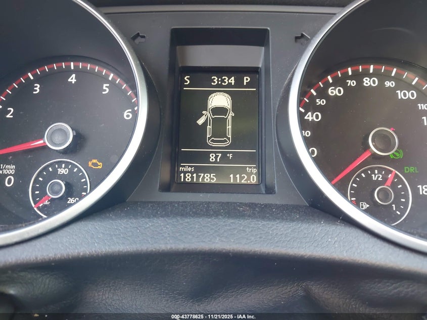 2012 Volkswagen Gti 4-Door VIN: WVWHD7AJ6CW262646 Lot: 43778625