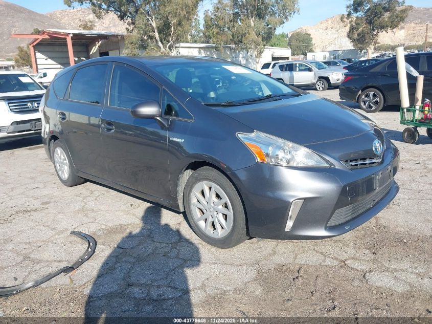 TOYOTA PRIUS V THREE