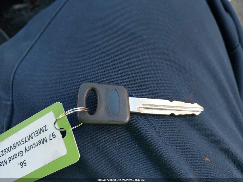 1997 Mercury Grand Marquis Ls VIN: 2MELM75W8VX627513 Lot: 43778653