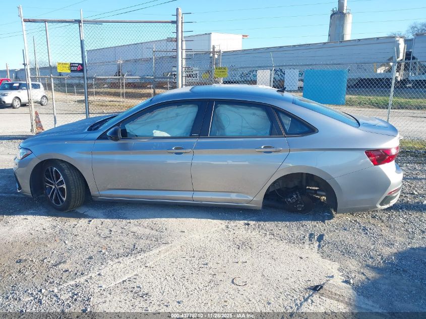 2025 Volkswagen Jetta 1.5T Sport VIN: 3VWBX7BU7SM007540 Lot: 43778710