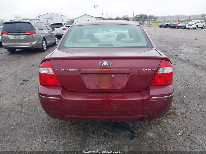 2006 Ford Five Hundred Limited VIN: 1FAHP25116G144397 Lot: 43778720