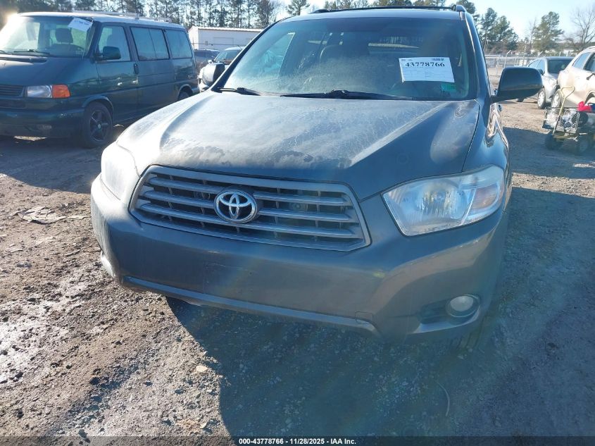 2010 Toyota Highlander Se V6 VIN: 5TDJK3EH7AS028620 Lot: 43778766