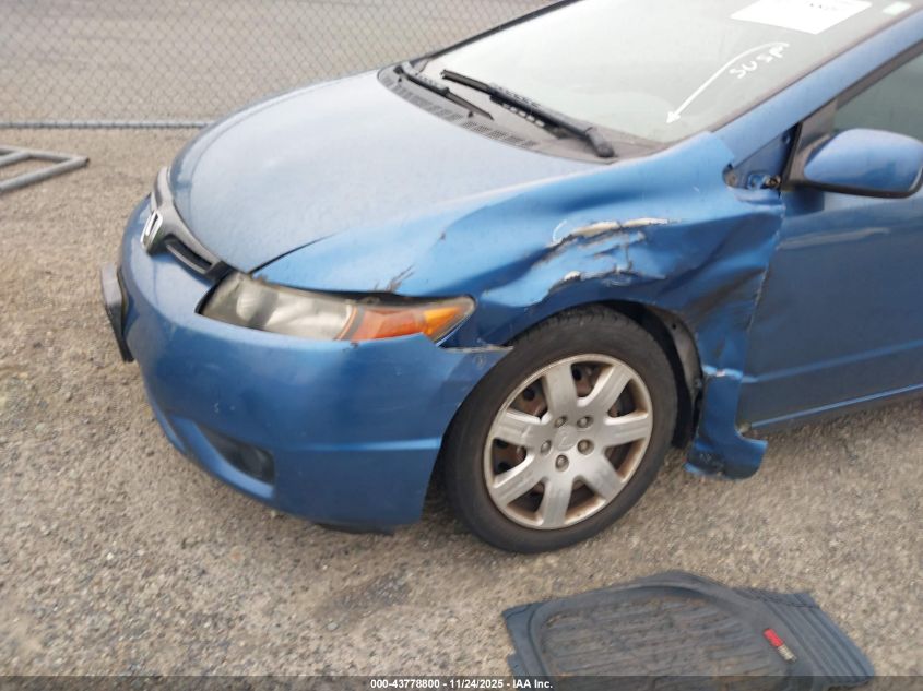 2006 Honda Civic Lx VIN: 2HGFG11676H545147 Lot: 43778800