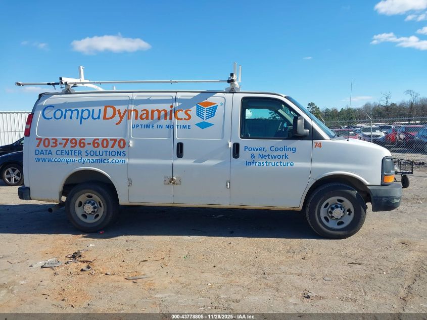 2014 Chevrolet Express 2500 Work Van VIN: 1GCWGFBA2E1128062 Lot: 43778805