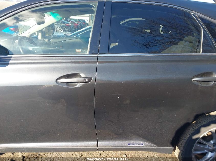 2010 Lexus Rx 450H VIN: JTJBC1BA2A2031801 Lot: 43778847