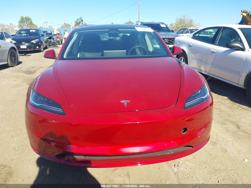 2025 Tesla Model 3 Long Range All-Wheel Drive VIN: 5YJ3E1EB7SF024069 Lot: 43778851
